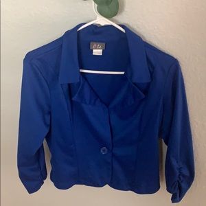 Women’s royal blue blazer